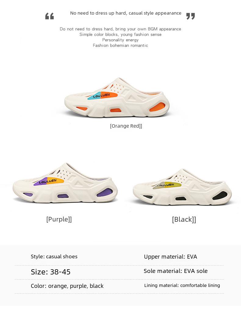 Men's 2025 Summer Thick-Soled Outdoor Non-Slip Garden Shoes & Casual Beach Sandals