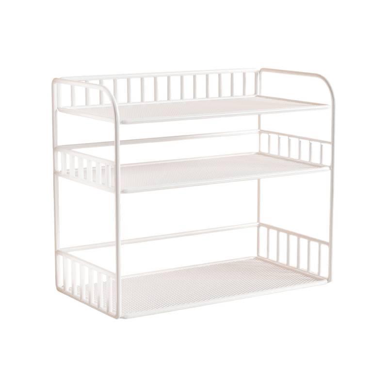 Multilayer Desktop Bookshelf Organizer for Office, Study, Dorm, and Dining Table.