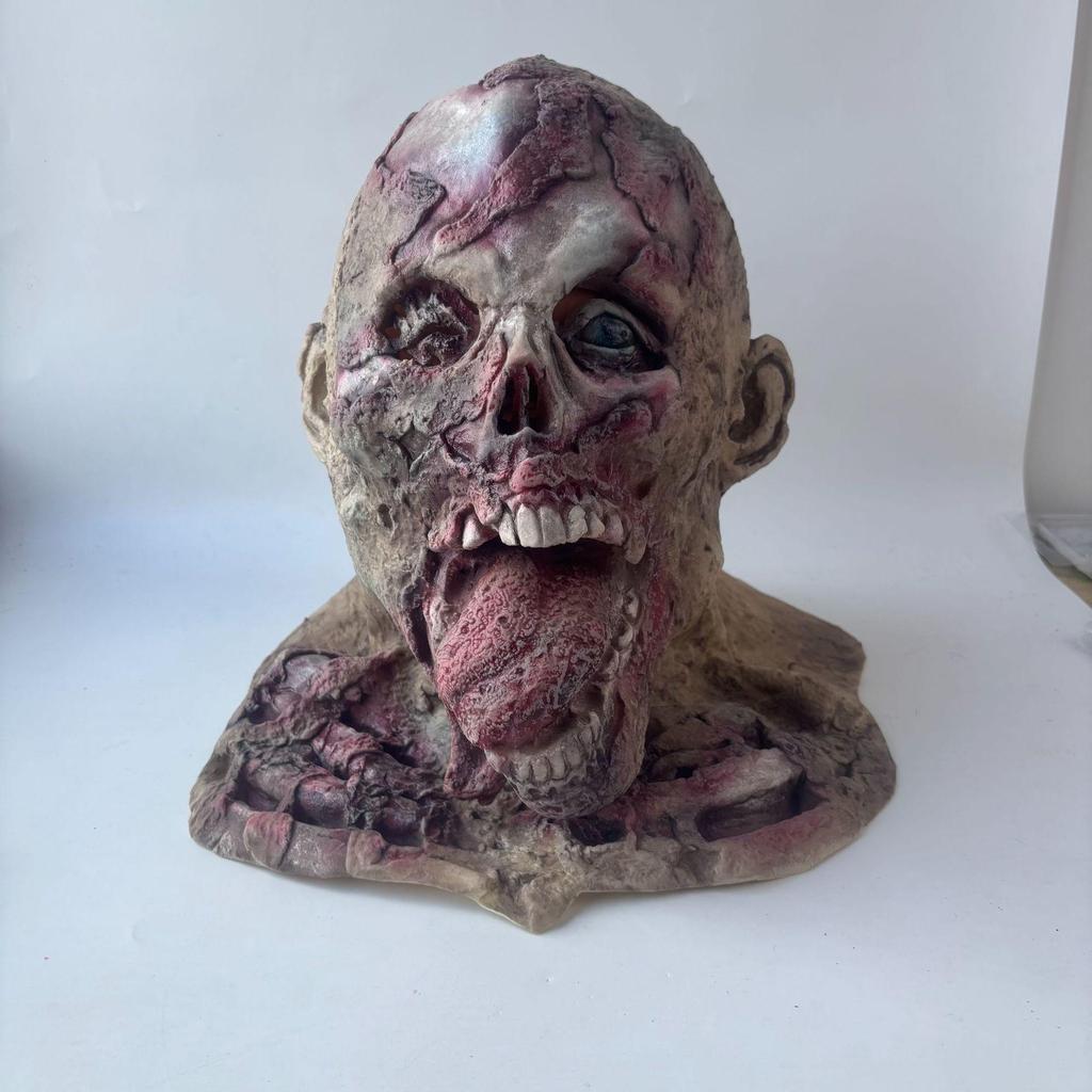 Halloween Biochemical Zombie Monster Latex Mask for Haunted Houses & Escape Rooms