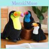Realistic Giant Beak Plush Toy Colorful Parrot Bird Doll For Kids Beautiful Decorative Stuffed Animal