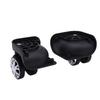 1 Pair Luggage Suitcase Wheels ABS Silent Double Row Wheels Universal Travel Suitcase Replacement Casters