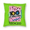 Neo Geo Yin Yang Grayscale Pillowcase Printed Polyester Cushion Cover Decor Snk Game Throw Pillow Case Cover Home Zippered X
