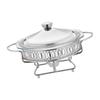 Buffet Food Warmer 2L Stable Portable with Handle Round Pan for Events And
