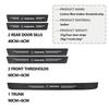 Car Door Carbon Fiber Sill Anti Scratch Protect Strip Sticker For Volvo Xc60 Xc90 V40 V60 S60 V50 V90 S80 C40 XC40 V70 XC70 C30