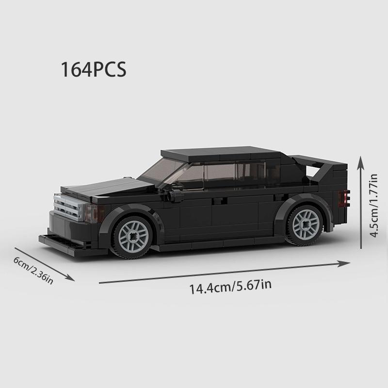 

MOC Racing Sports Car Vehicle City Racer Building Blocks Brick Supercar Kids Toys Gifts 190 E 2.5-16 Evolution II