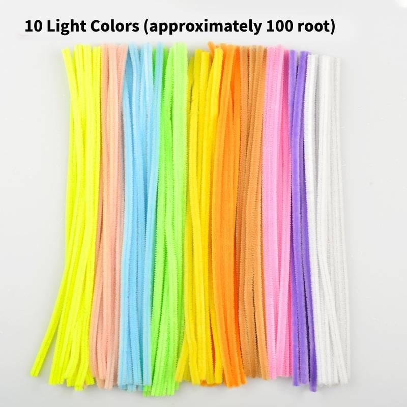 Plush Colored Twisting Rod Diy Simulation Strips Folding Rod Flowers Kid Toy