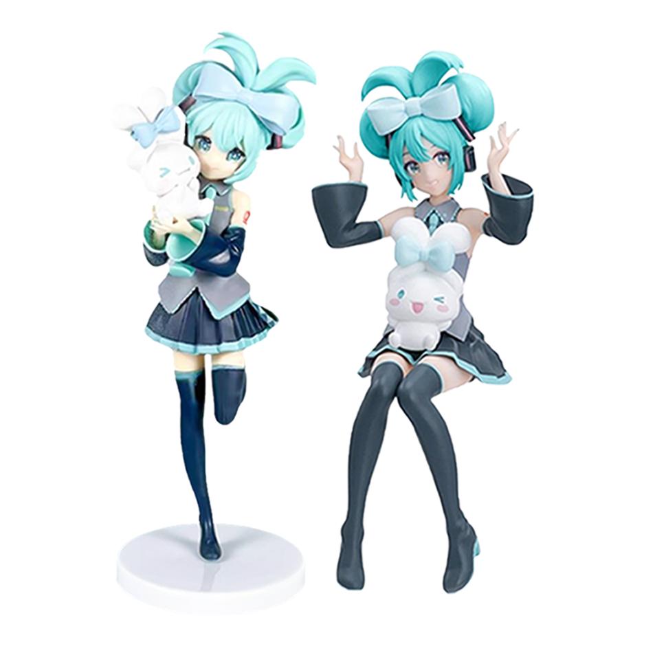 Anime Hatsune Miku Figure Fairy Tales Peripheral Collectible Models Decorative Decorations Children Kawaii Gift PVC Figurine