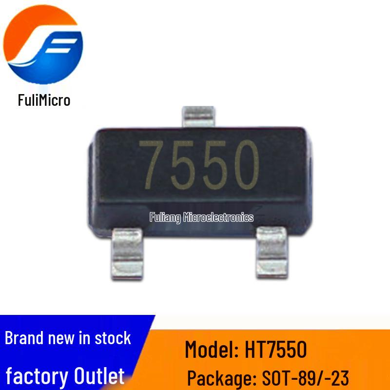 HT7550-M 7550-1 Three-Terminal LDO Voltage Regulator IC Chip, Low Power, High Withstand Voltage 40V/50V