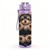 1PC Yorkie Puppy Paws Up Close 750ml Color Plastic Sports Water Bottle Leakproof Flip Straw Lid Suitable for Sports Office Home Use