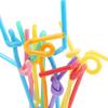 200PCS Kitchen Drinking Straws Assorted Colorful Bar Disposable Straws Wedding Party Beverage Supplies Household Accessories ZYF