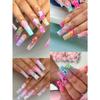 1pcs Colorful 3D Floral Nail Art Sticker Self-Adhesive Flower Decals For DIY Manicure, Home Or Salon Decoration, For Women Girls Nail Art Supplies