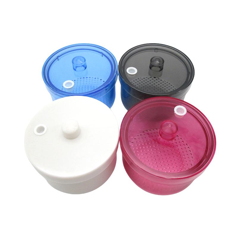 Nail Art Drill Bits Grinding Head Sterilizer Disinfection Box Nail Tool Cleaning Box Manicure Storage Case Clipper Accessories