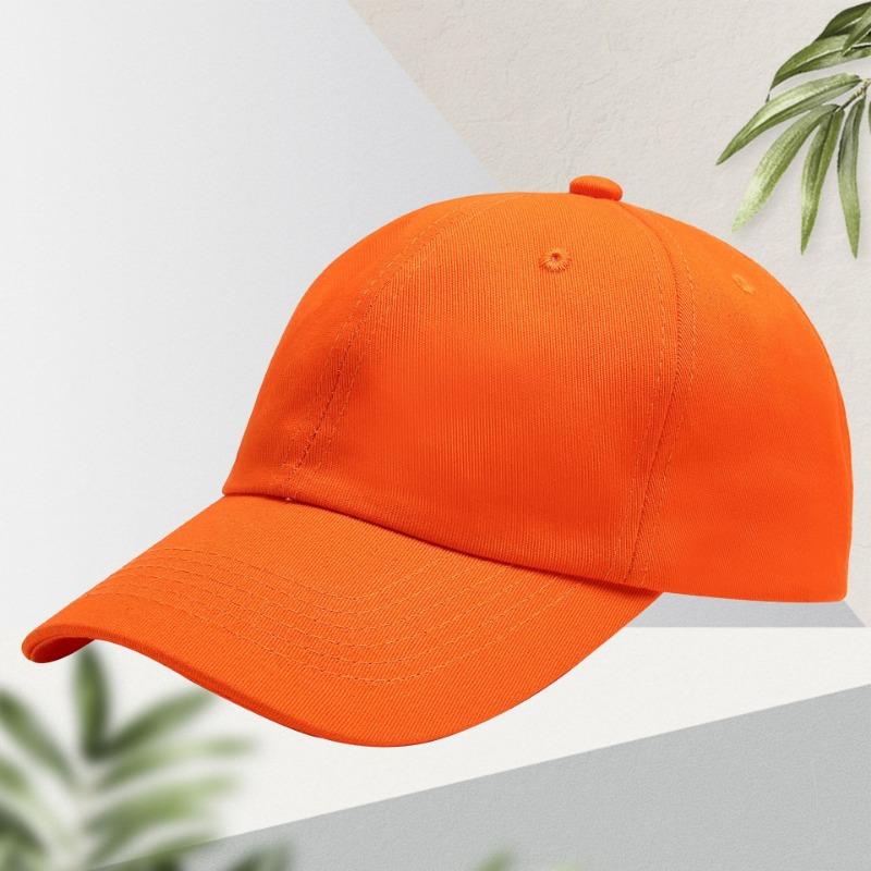 Cotton soft top baseball cap autumn and winter men's and women's caps custom embroidery printing