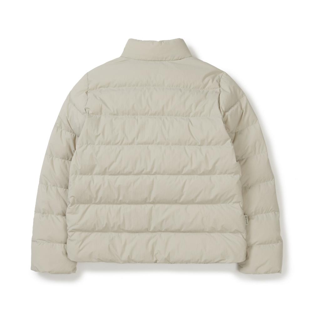 [Snowpeak] Land Air Women's Stand Neck Lightweight Down Jacket Light Beige (S25WWGDJ41)