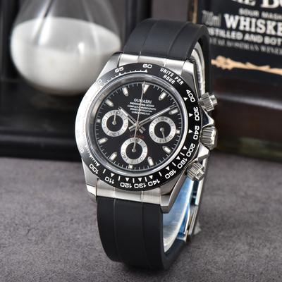 40mm New Men's Quartz Watches Sapphire Luxury Chronograph Stainless Steel Waterproof Men's Watch Vk63 Movement 03