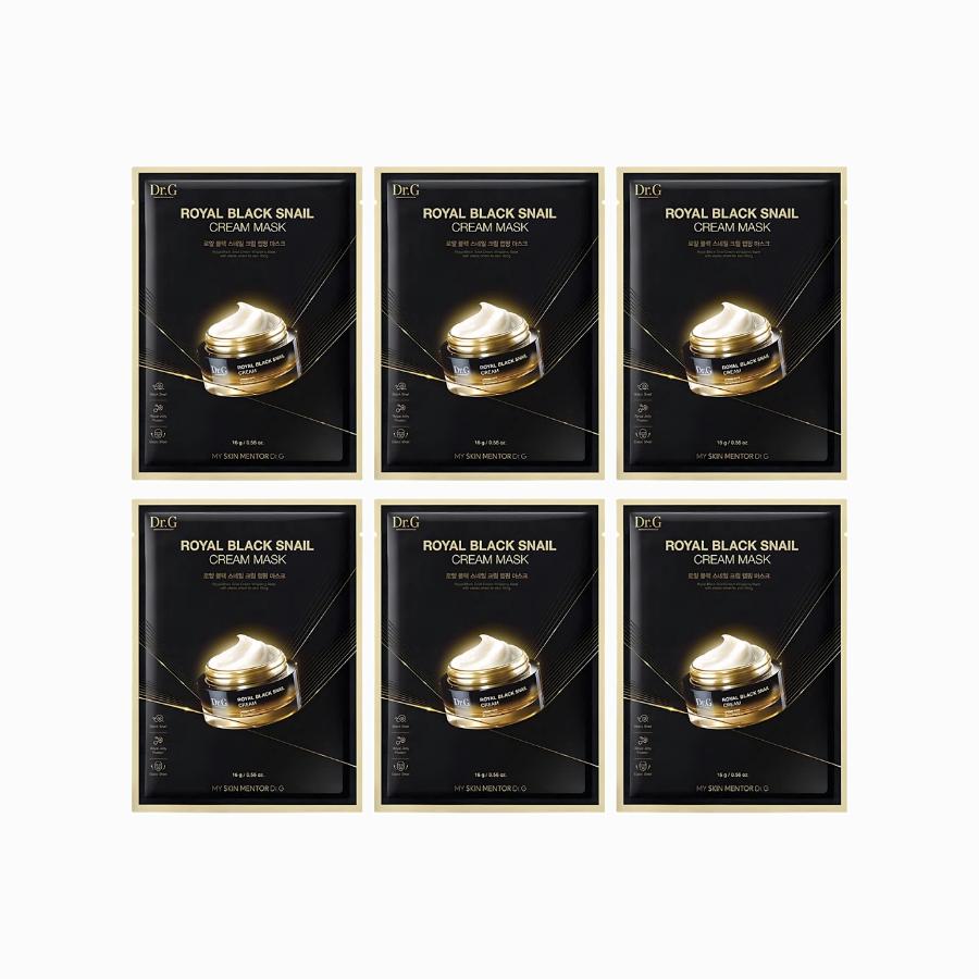 Dr.G Royal Black Snail Cream Mask, 5 Pieces