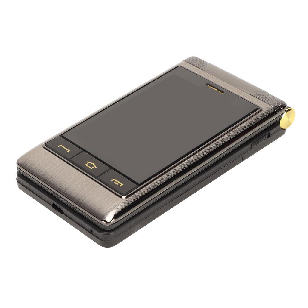 Flip 2G Seniors Phone 2.8 Inch Double Sided Large Screen Cell Phone Long Standby Dual SIM 5900mAh 1.3 MP Support