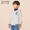 PawinPaw Kids' Cartoon Bear Knitted Hooded Cardigan