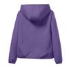 Women's Lightweight Hooded Rain Jacket with Zipper - Casual Windbreaker for Outdoor Wear