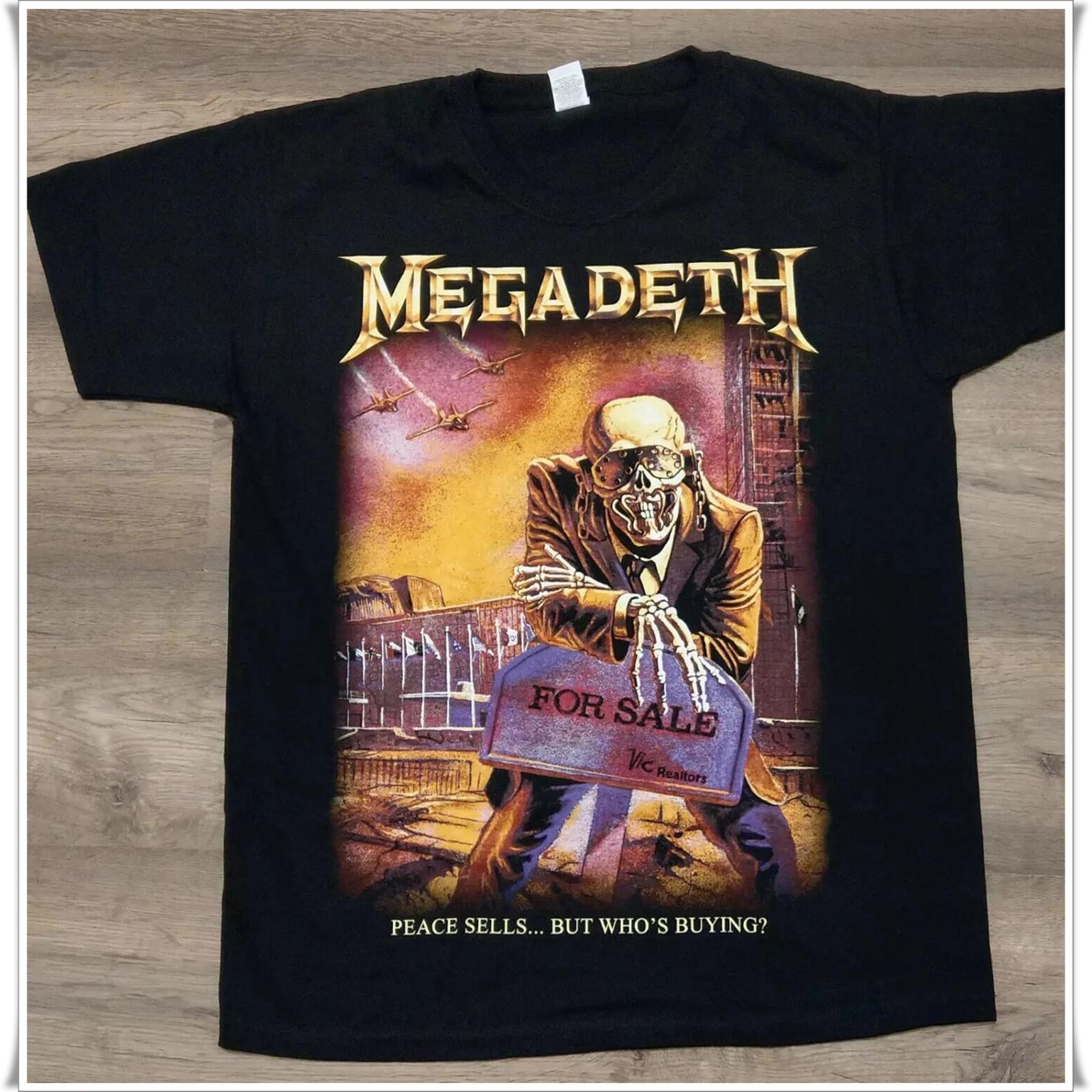 MEGADETH - Peace Sells but Whos Buying Unisex Cotton T-shirt, Size S-5XL S