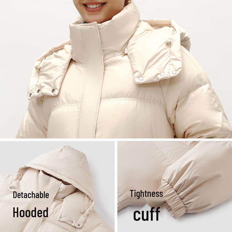 Semir Women's Long 90% Down Hooded Winter Coat