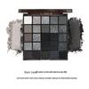 Kappale Black Swan 25-Color Smoky Eyeshadow Palette - Dark Series Shimmer Glitter Chocolate Collection