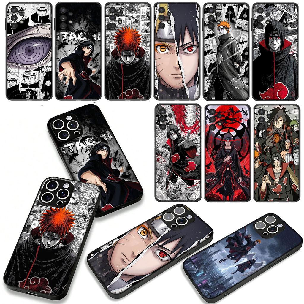 Cover for Apple iPhone 17 16 11 Pro XS Max XR 6 7 8 Plus 16E SE 2020 Air 5 SE2 Phone Case Pain Itachi Narutos Uchiha Sasuke