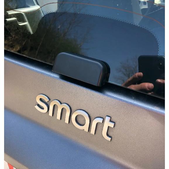 Car Rear Bumper Trunk Back Door Handle Sticker Auxiliary Knob Exterior Decoration For Old Smart fortwo 451 Car Accessories