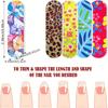 5/10/pcs Color Nail File Double sided Sandpaper Wooden Polishing Strip Gentle Repair Tool for Nail Art/Fake Nails