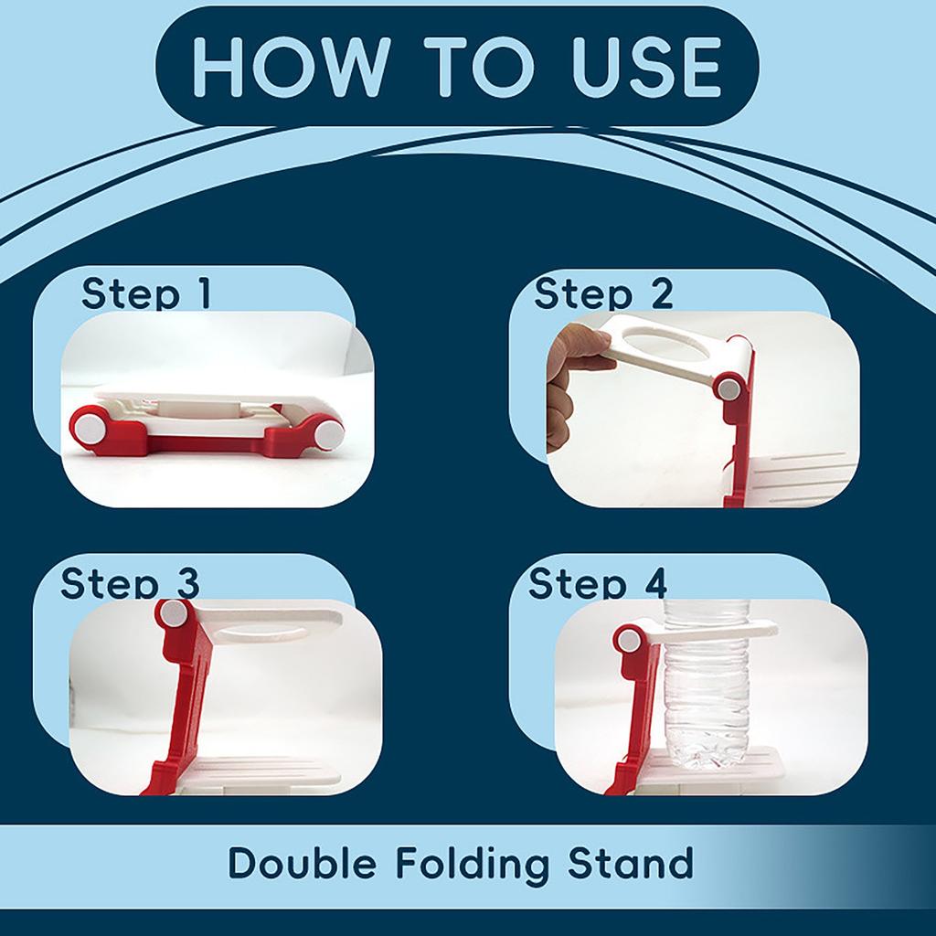 3D Printed Folding Stand Handheld Coffee Machine Holder Canned Beverage & Beer Rack