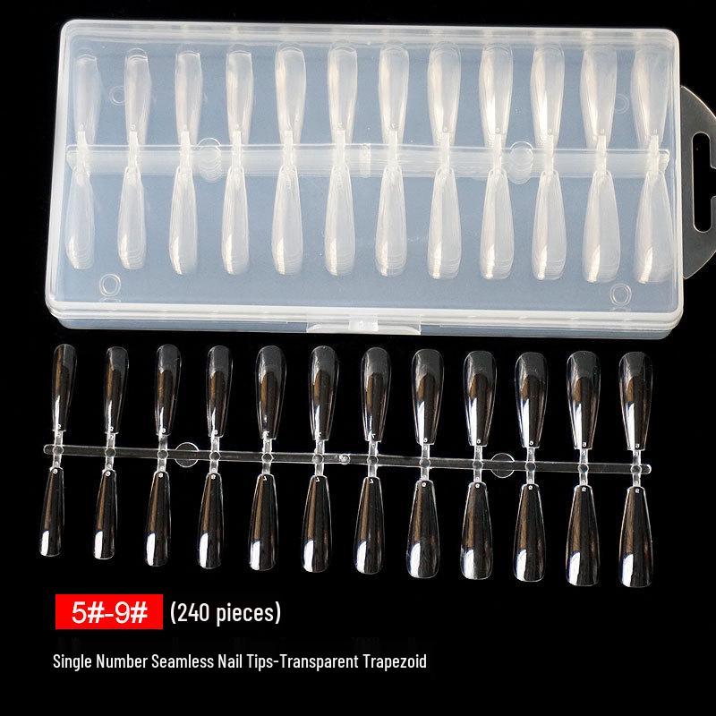 

Ultra-Thin Dual-Use Nail Art Patches: Full & Half Cover, Traceless Extension, Single Size