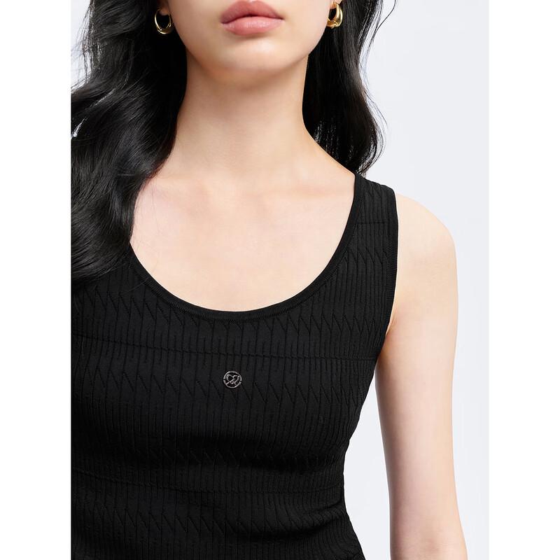 PEACEBIRD Women's Miu Style Knit U-Neck Vest