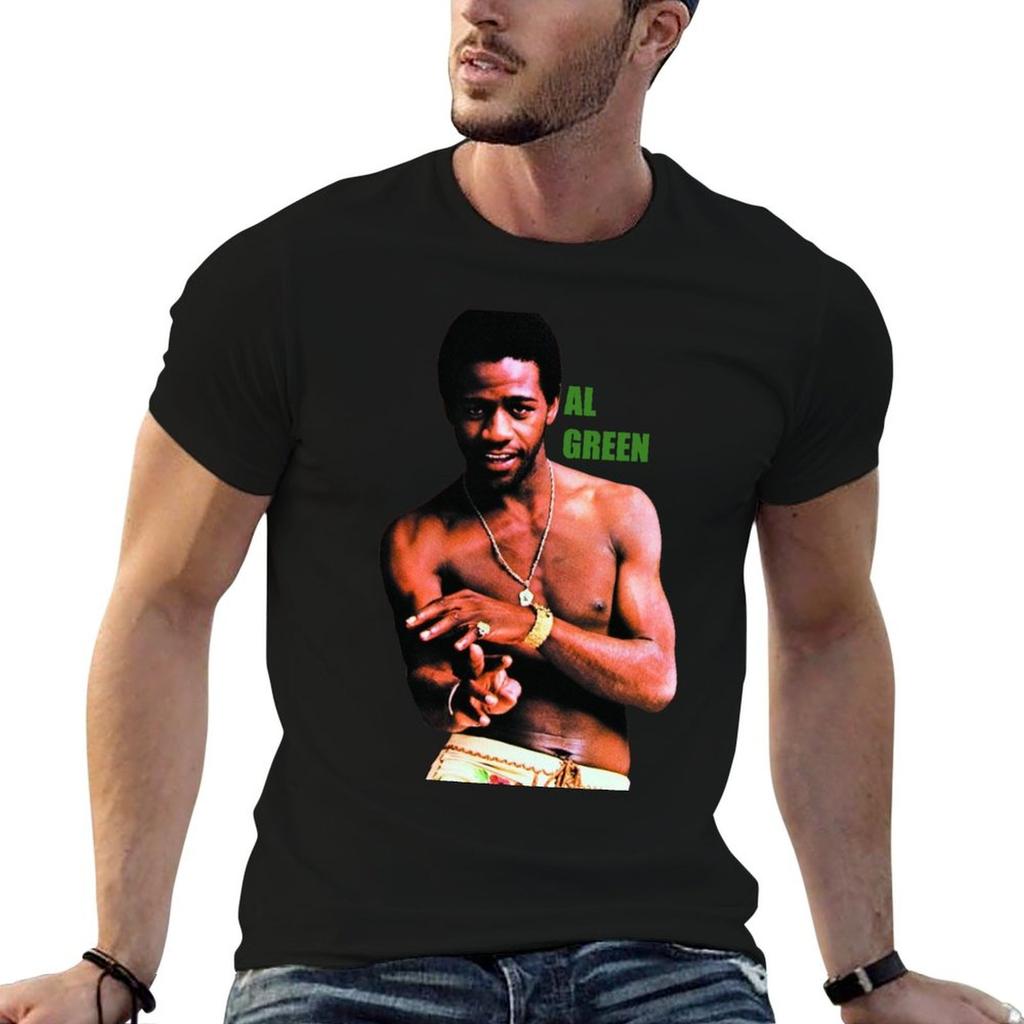 Al Green (musician) T-Shirt Basic Simple Casual Short Sleeve Tee