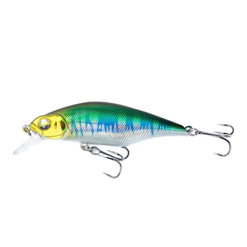 Hard Minnow Fishing Lures Lifelike 3D Eyes Sharp Treble Hooks Perfect For Freshwater Saltwater Bass Trout Fishing
