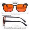 SHINU Anti Blue Light Glasses Red Tinted Lenses for Better Sleep Orange Yellow Lenses Men Women