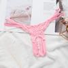 Solid Color Embroidered Butterfly Women's Underwear Open Crotch Erotic Thongs Sexy Porn Panties for Female Nightclub Fun T-Back