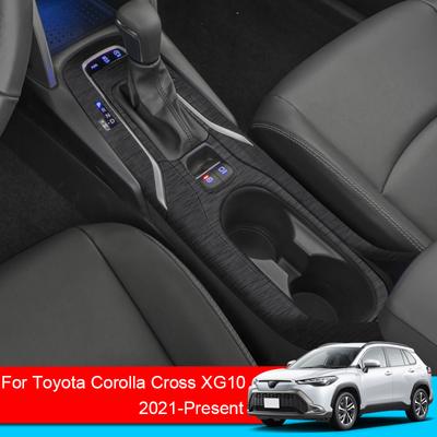 Auto Innen Aufkleber Für Toyota Corolla Kreuz XG10 2021-2025 Heben Fenster Panel Aufkleber Getriebe Dashboard Schutz Film Zubehör