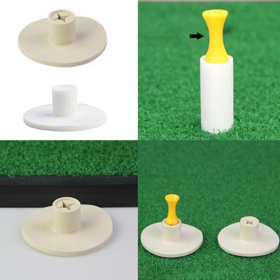 5Pcs Golf Tee Hollow Training Driving Range Tee Stable Ball Holder Golf Accessories for Driving Range and Practice Mat
