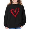 Kinder Langarm Lockerer Pullover Buchstabenaufdruck Rundhals Sweatshirt