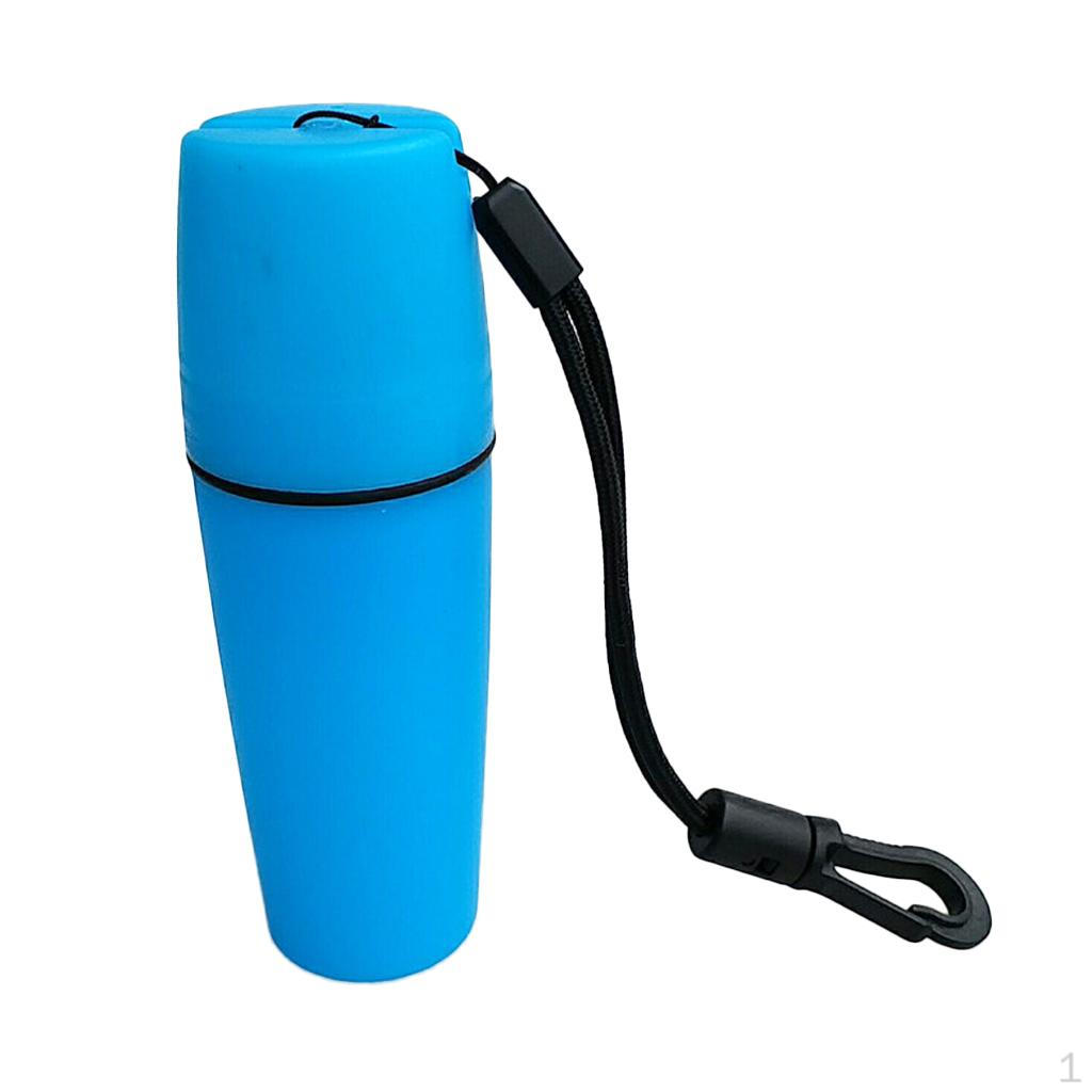 

of Waterproof Bottle with Rope for Sports Swimming Diving Snorkeling Optional Color Blue