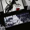 Xiaomi Anime Platycodon Cherry Key Cap Set PBT 130 Key Side Engraved Light Transmission for 60/84/98/108 Mechanical Keyboard ISO