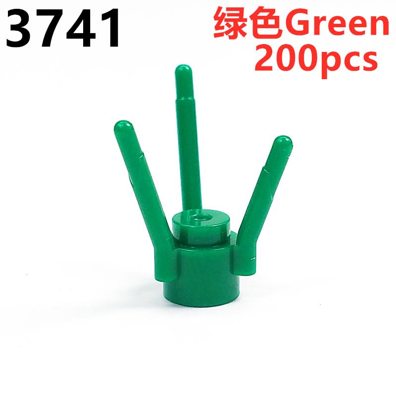 Buildings Blocks Plants Tree Leaf Flower 32606 6064 2417 2423 3741 2435 33291 6255 DIY Compatible Parts Grass Bush Military City
