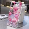 Pink Jellyfish Sea Turtle Clear Phone Case For iPhone 16 15 Pro Max Cases iPhone 14 13 12 11 XS XR 7 8 Plus 16E Shockproof Cover