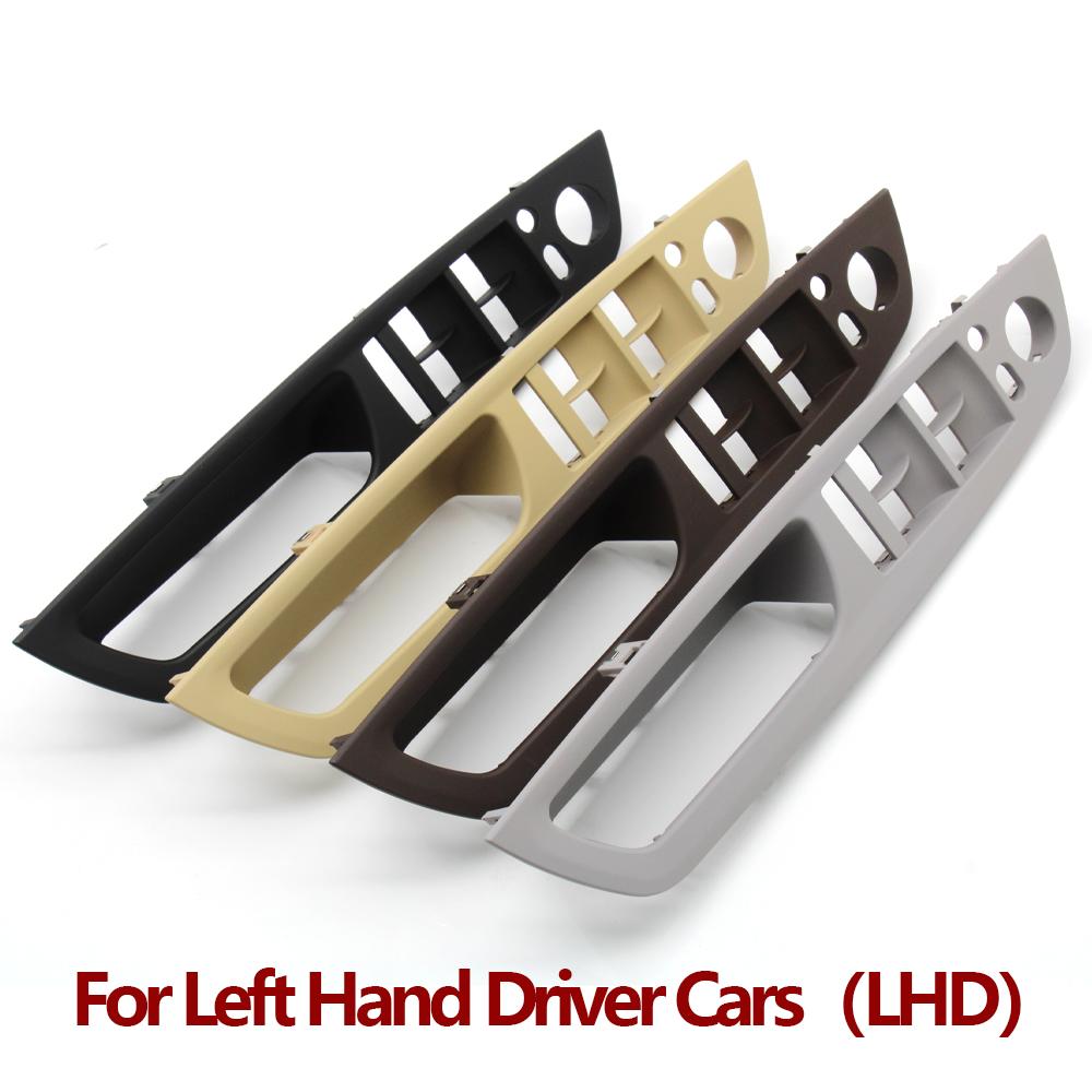 LHD RHD Upgraded Interior Door Pull Handle Armrest Panel Trim Cover Replacement For BMW X5 X6 E70 E71 E72 2007-2014
