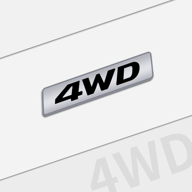 

Auto Metal 4WD 4X4 SUV Logo 3D Badge Lettering Decals Trunk Sticker For JEEP Toyota Subaru Mitsubishi Nissan Hyundai Car Styling 1pcs