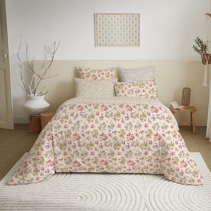 Complete Reversible Duvet Cover Pack for 180 X 200 Cm Bed "King Size" Tanya Multicolor