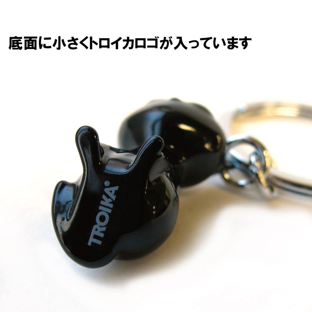 TROIKA (Troika) Black Cat Keyring Felix KR16-22/BK Black Cat Keychain Accessory Charm