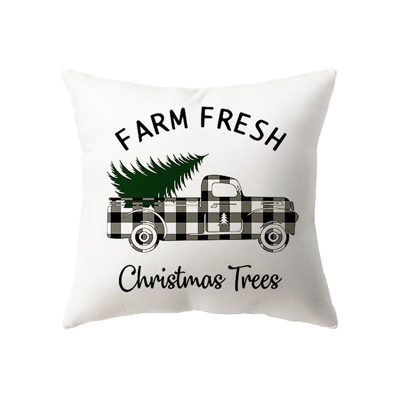 Vánoční dekorace Vánoční motiv Vzor potisku Povlak na polštář Domácí Obývací pokoj Dekorace na pohovku Povlak na polštář