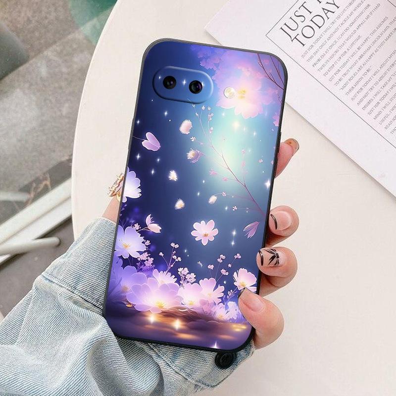 For Google Pixel 9a Case Black Silicon Soft TPU Phone Cases for Google Pixel 9a 9 A Protective Back Shells Coque Pixel9A Fundas