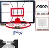 Punch-Free Foldable Basketball and Volleyball Hoop for Kids - Indoor/Outdoor Wall-Mounted Dunk Board